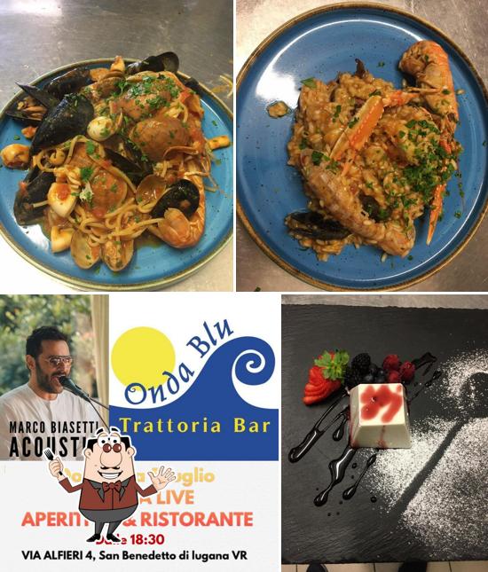 Platti al Trattoria Onda Blu