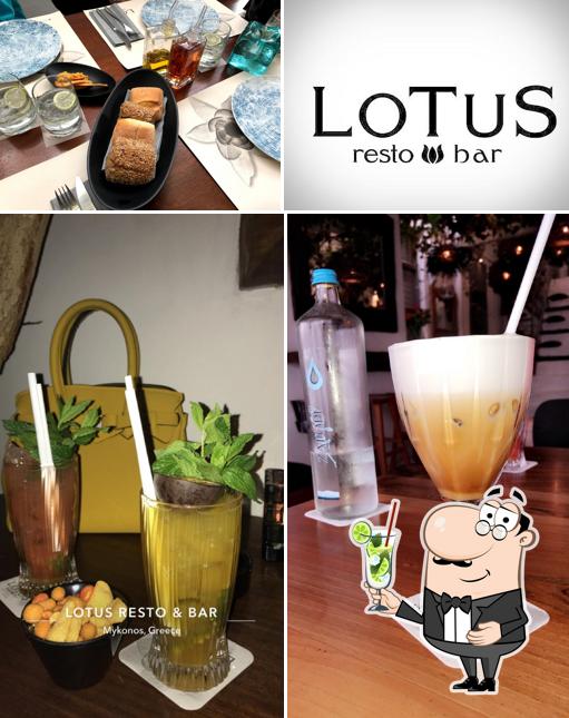 "Lotus Resto Bar" предлагает широкий ассортимент напитков