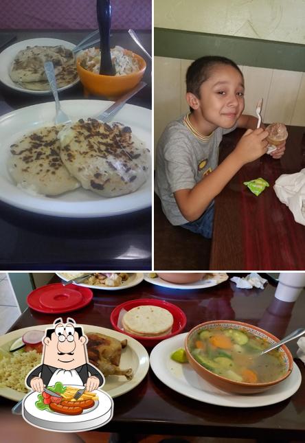 Meals at La Paleta Restaurant Y Pupuseria