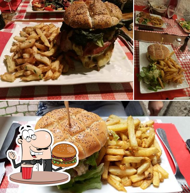 Get a burger at La Bergerie