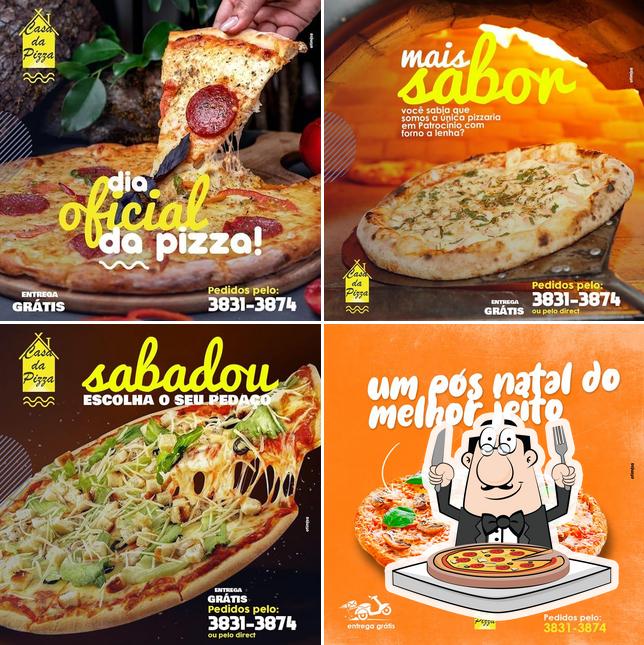 Peça pizza no Casa da Pizza