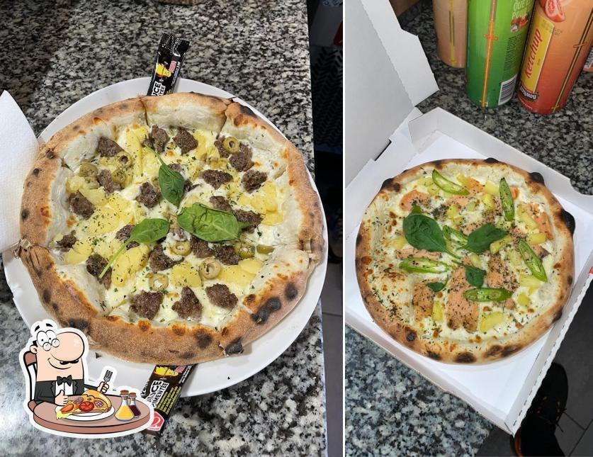 Choisissez des pizzas à Big dalle