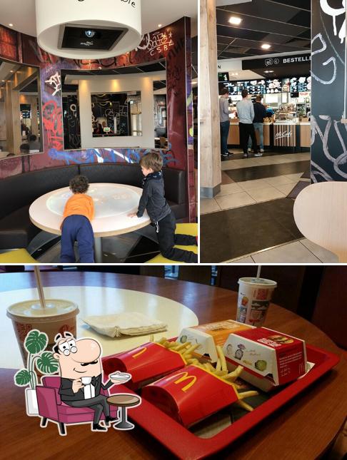 L'intérieur de McDonald's