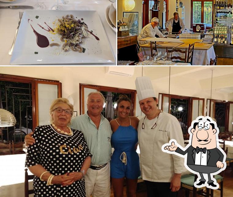 Tra le diverse cose da Ristorante Trattoria La Grotta dal 1918 "da Bruna & Figli" si possono trovare la interni e cibo
