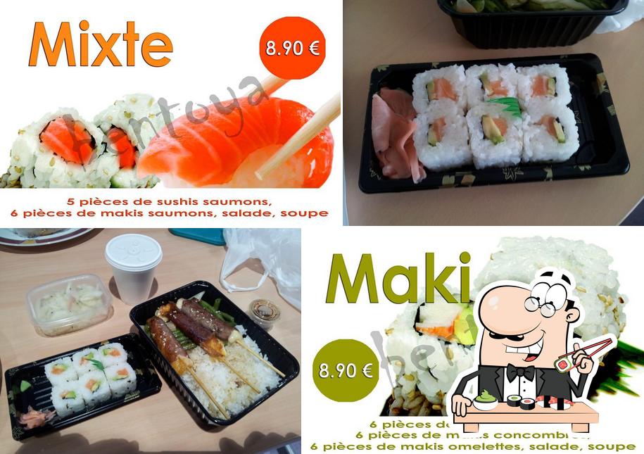 Essayez différentes options de sushi