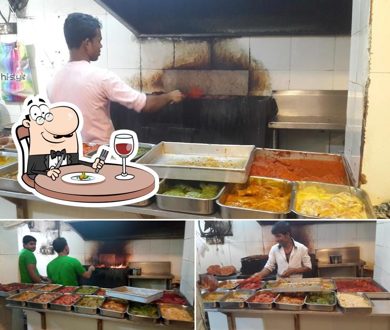 Food at Kabab Corner