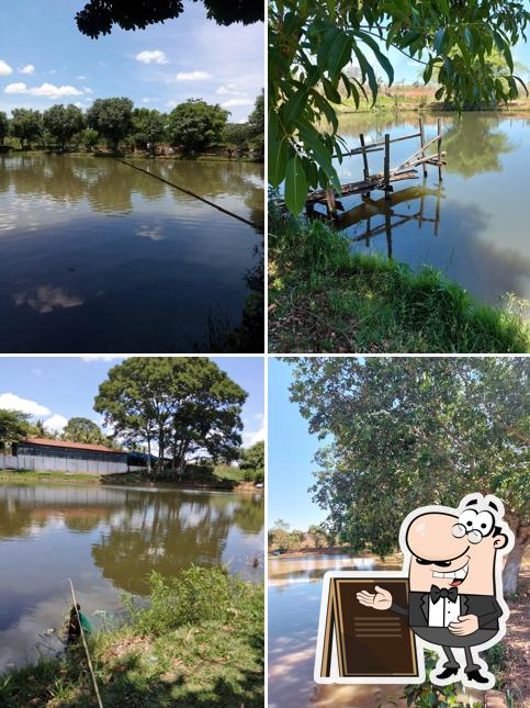 Veja imagens do exterior do Pesqueiro São Pedro