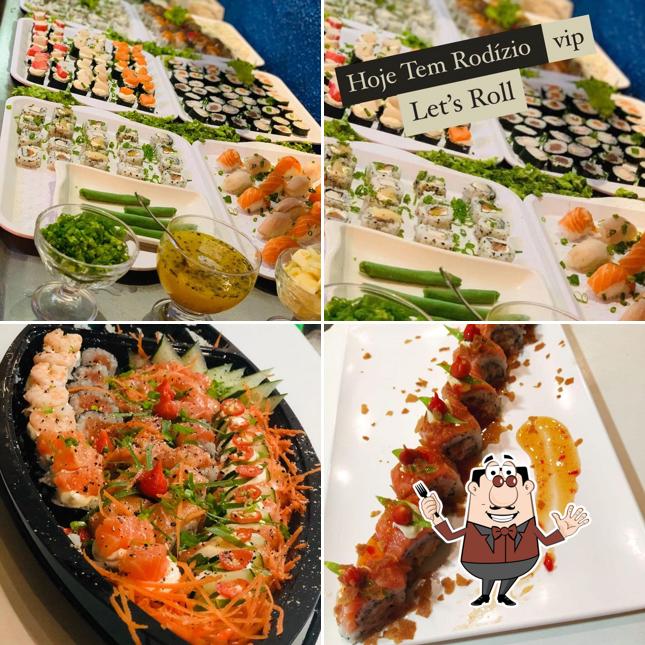 Comida em Let's Roll Temakeria & Sushi Bar