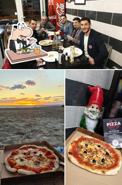La photo de la nourriture et intérieur de Pizza camargue’s