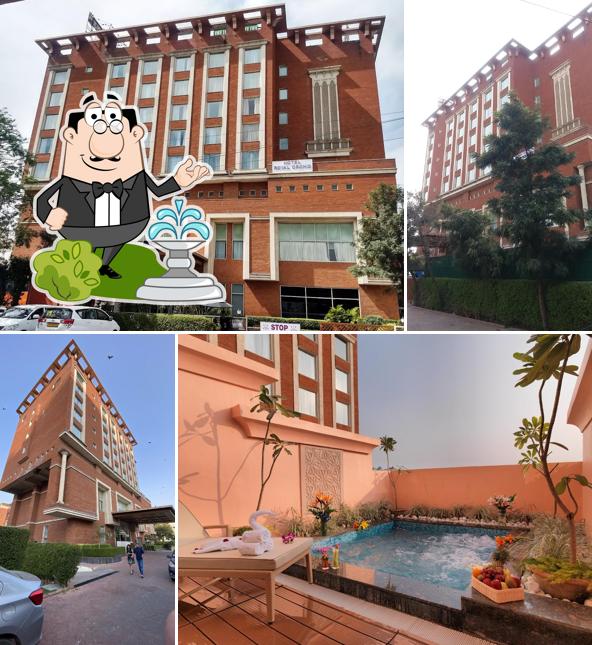 You can get some fresh air outside Hotel Royal Orchid Jaipur