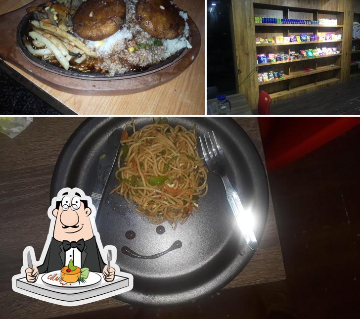This is the picture showing food and interior at Sardar ji Restaurant Food n cafe