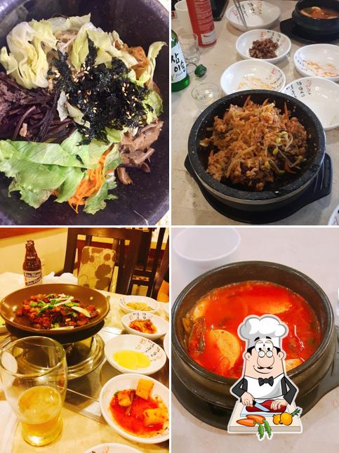 Пибимпап в "Maroo Korean Restaurant"