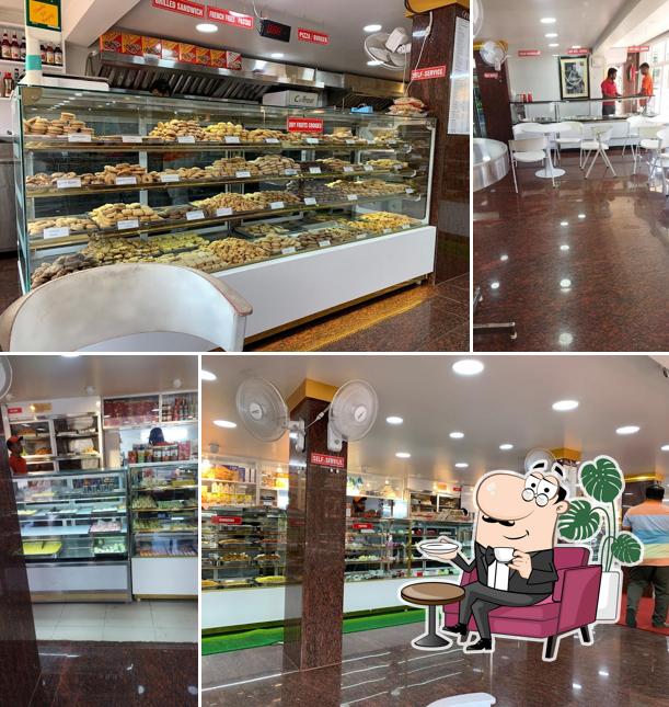 The interior of Big Mishra Bakery