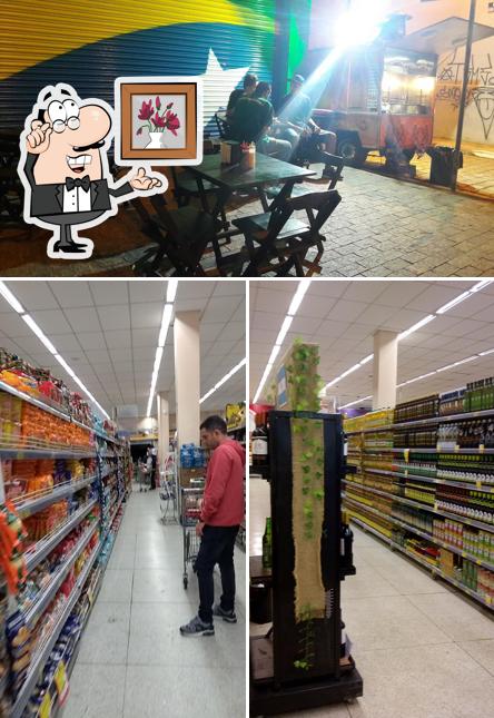 O interior do Lopes Supermercados Loja Guarulhos Ponte Grande