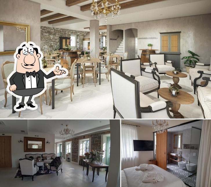 Dai un'occhiata agli interni di Villa Majda