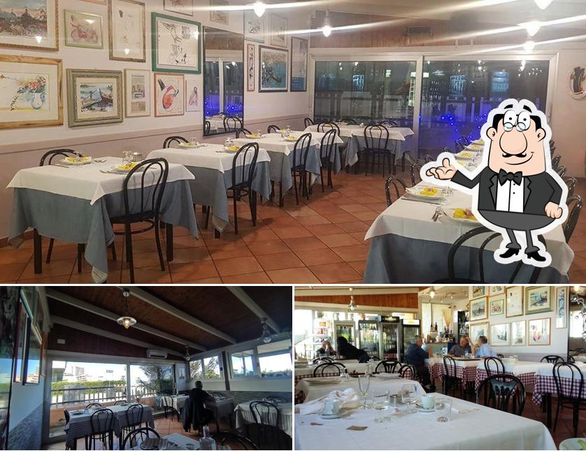 Gli interni di Trattoria Fisherman's