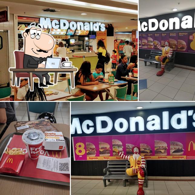 O interior do McDonald's