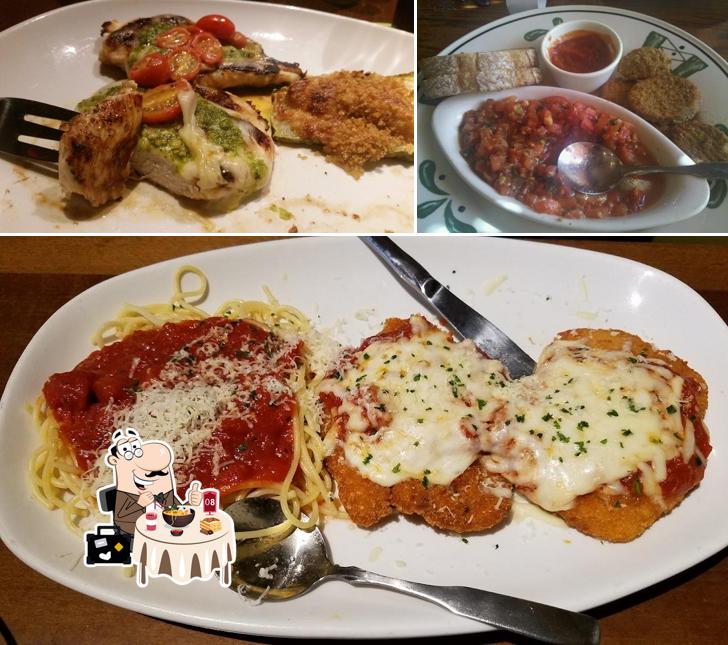 Food at Olive Garden Italian Restaurant