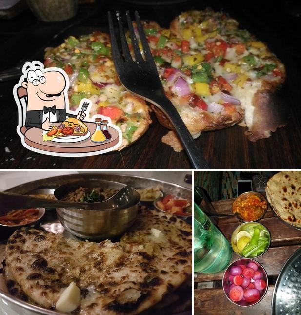 Pick pizza at Elevate cafe and Lounge