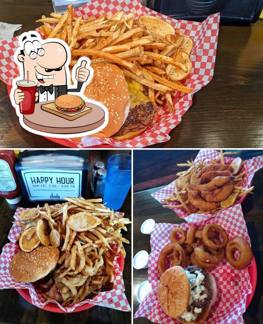 Get a burger at Big Bull Grill & Tavern