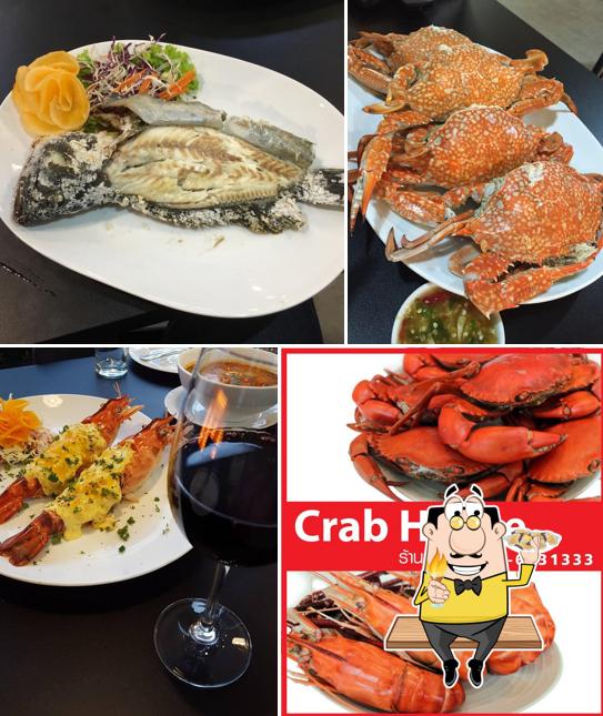 Закажите блюда с морепродуктами в "Crab House"