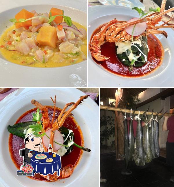 В "MINA" вы можете отведать различные блюда с морепродуктами