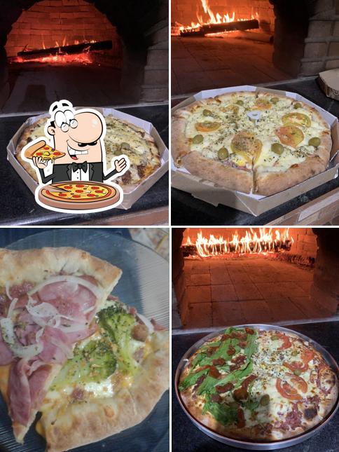 Consiga pizza no Pizzaria Mellazzi