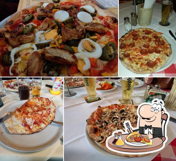 Elige una pizza en Brunos Pizza