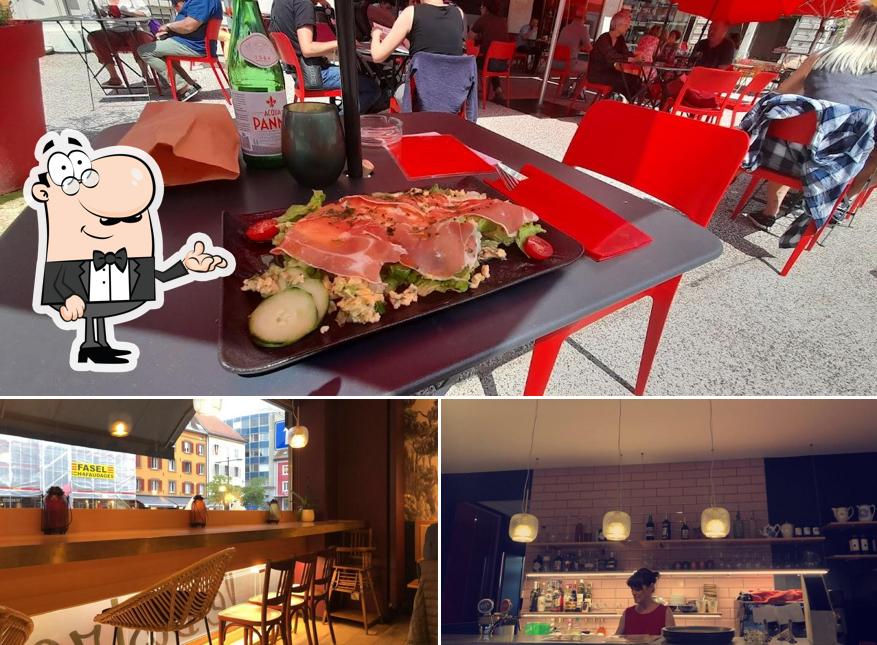 Gli interni di Le Bistro
