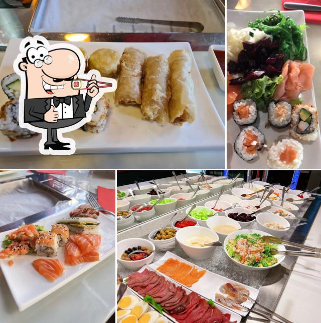 Commandez différentes options de sushi