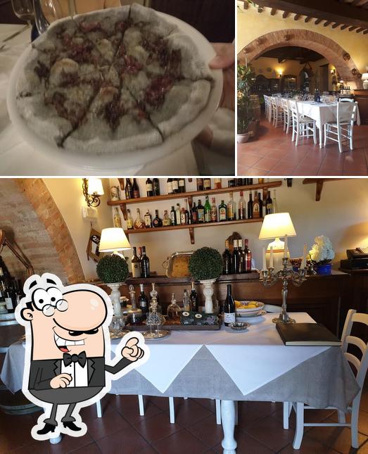 Dai un’occhiata alla immagine che presenta la interni e cibo di Ristorante Da Gianna