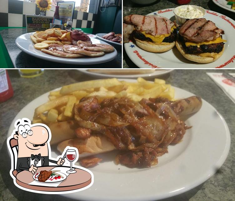 Try out meat meals at Buddies USA Diner Daventry