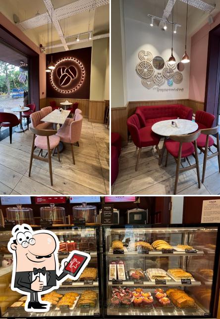 See the pic of Costa Coffee Galleria