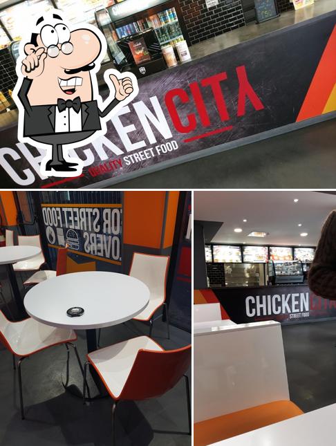 L'intérieur de Chicken City