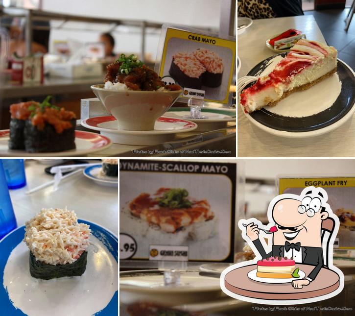 Genki Sushi offers a variety of sweet dishes