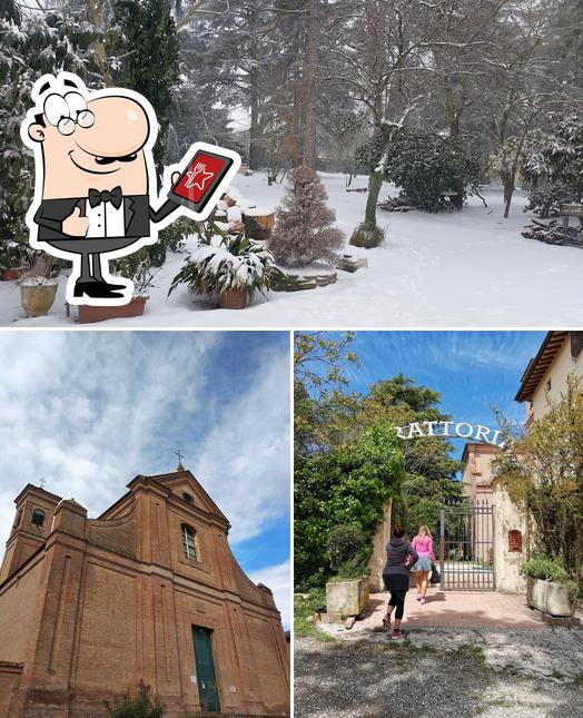 Enjoy the view at the outside area of Trattoria al Monastero