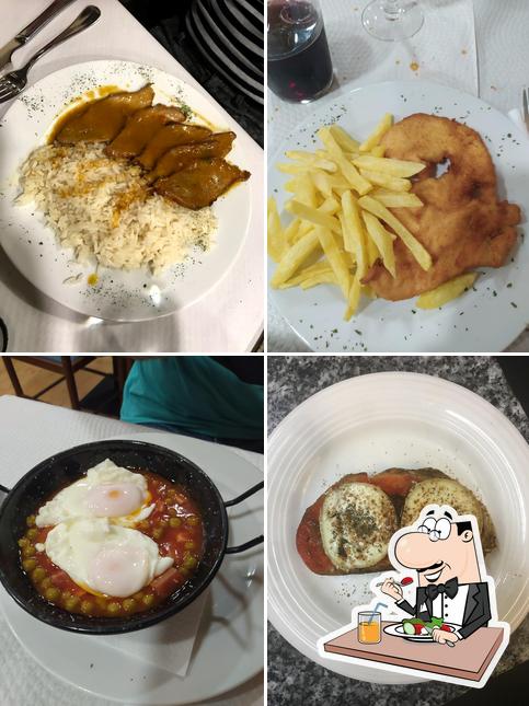 Platos en El Sie7e - Café Cervecería (Santiago de Compostela)