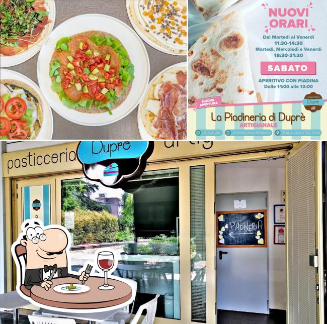 Estas son las fotografías donde puedes ver comida y interior en La Piadineria di Duprè