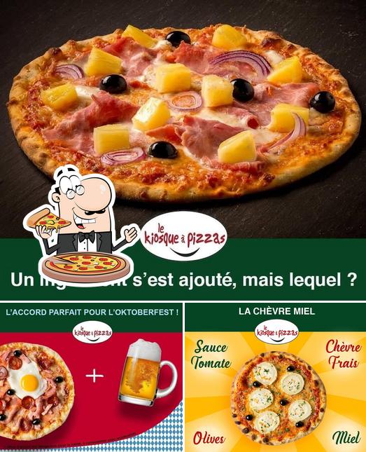 Choisissez de nombreux genres de pizzas