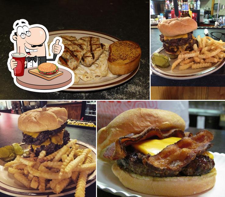 Order a burger at Big Fella's Bar And Grill