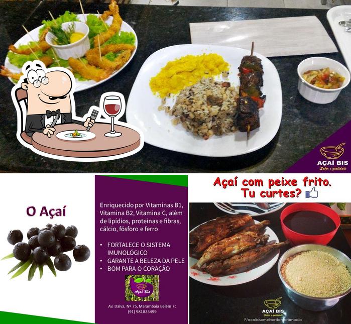 Comida em Açai Bis