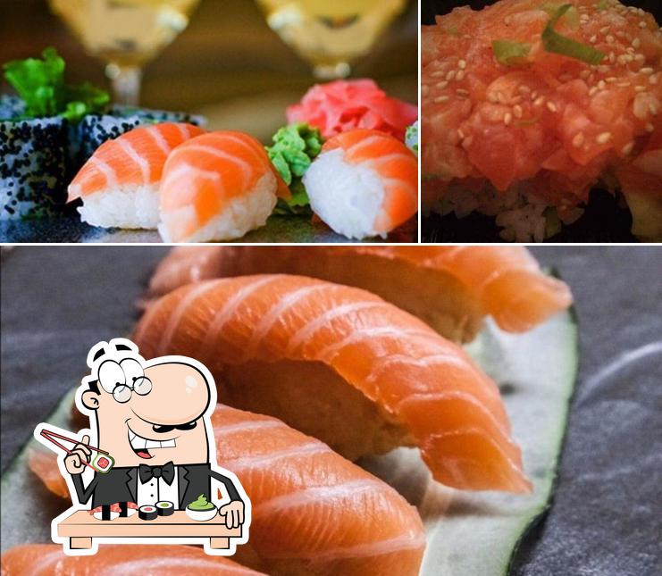 Prova le diverse opzioni di sushi