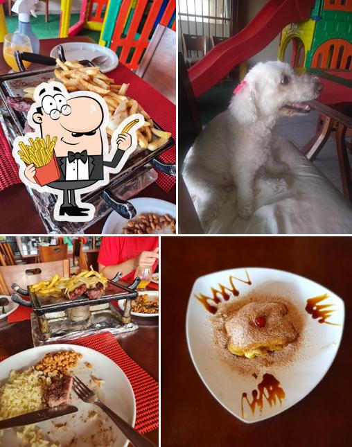 Experimente batatas fritas no Restaurante Dona Severina
