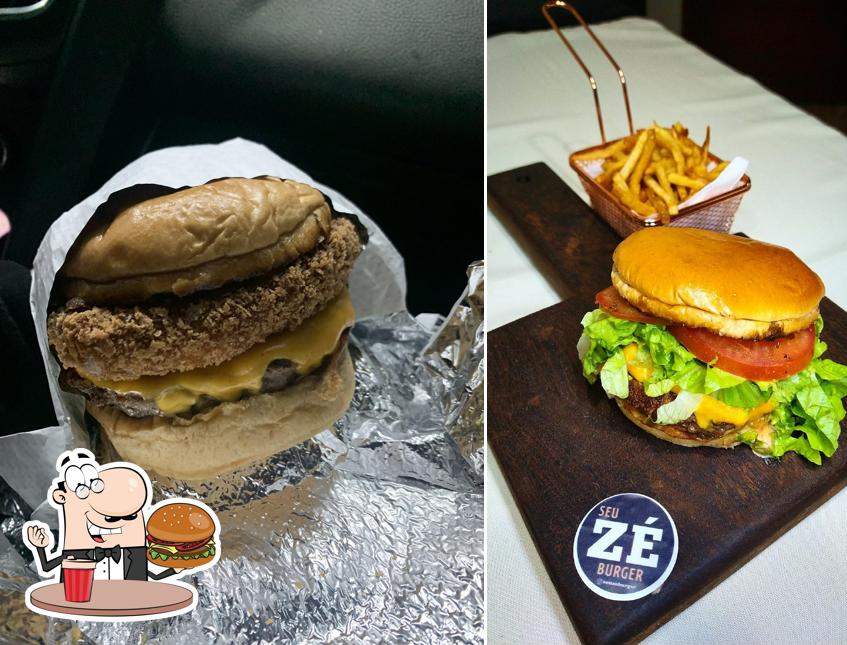 Delicie-se com um hambúrguer no SEU ZÉ BURGER