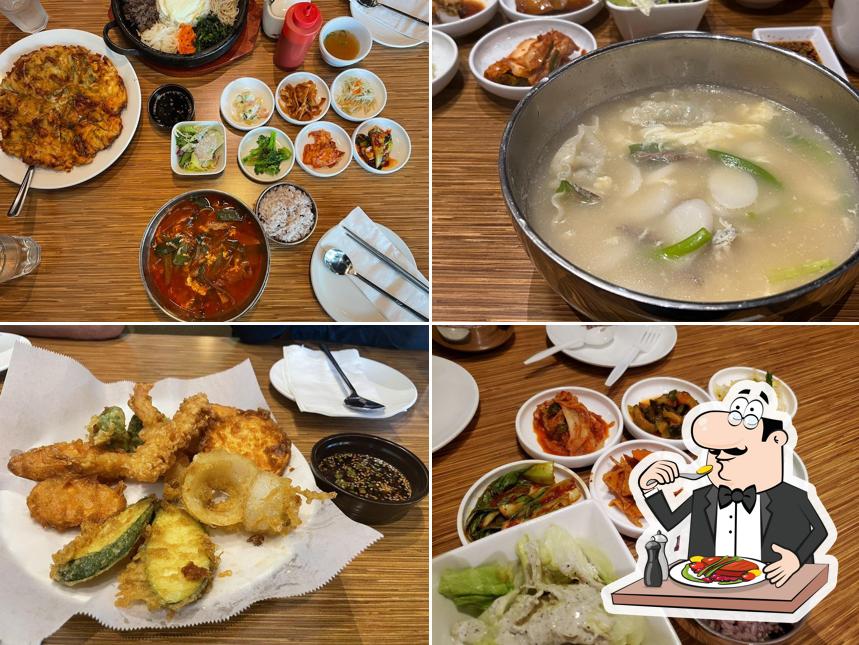 Еда в "Danji Korean Cuisine"