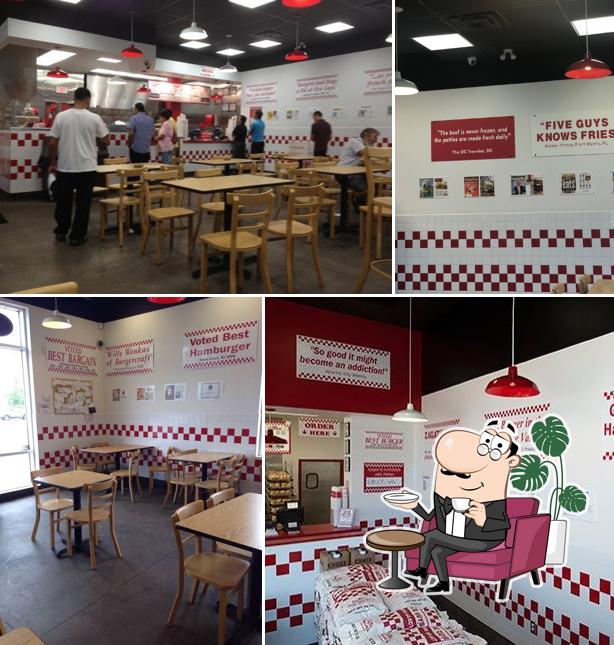 L'intérieur de Five Guys