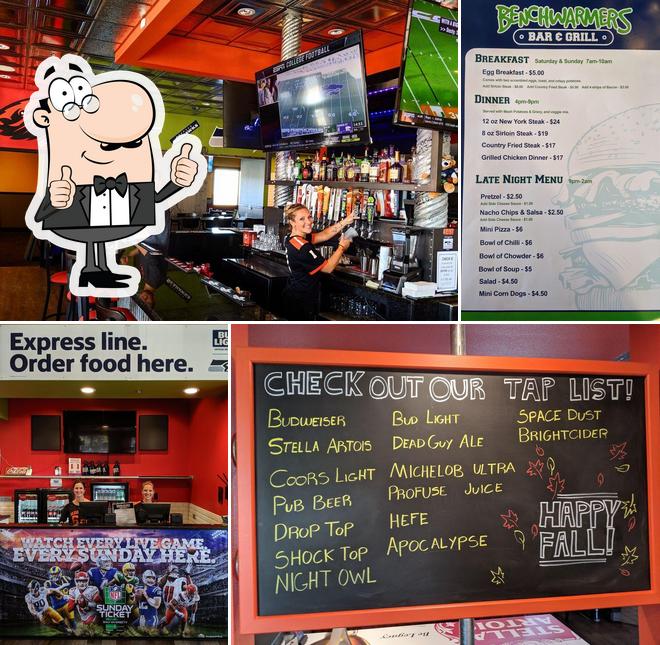 Benchwarmer's Bar & Grill in Corvallis Restaurant menu and reviews