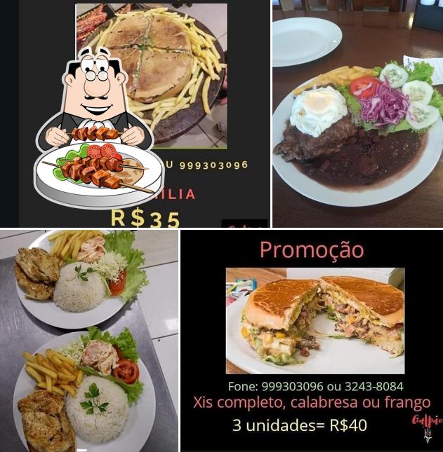 Comida em Galpão da Pizza