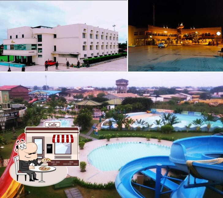 Enjoy the view at the outside area of The Patricians