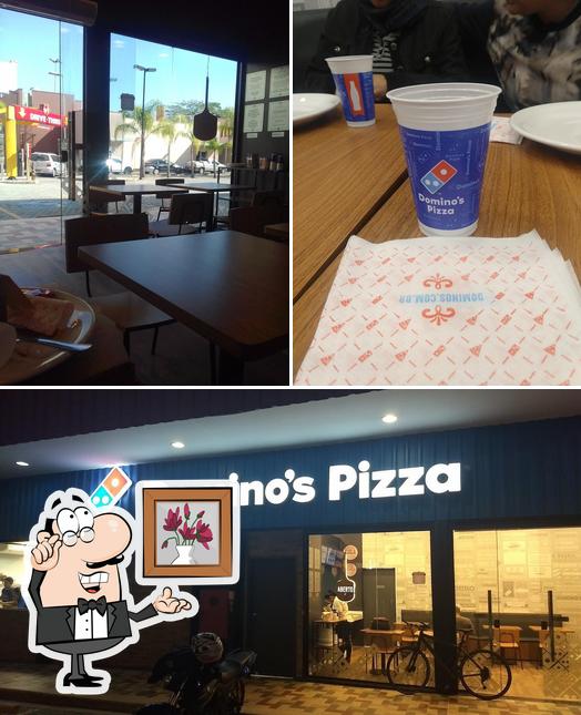 O interior do Domino's Pizza - Capão Redondo